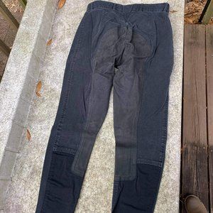 28R Black Ariat Breeches